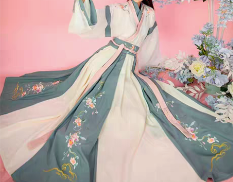 包邮醉玲珑 晋制汉服女新款原创魏晋中国风秋...
