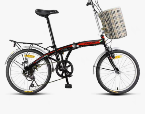转卖【年货价】官方旗舰店永久折叠自行车成人...