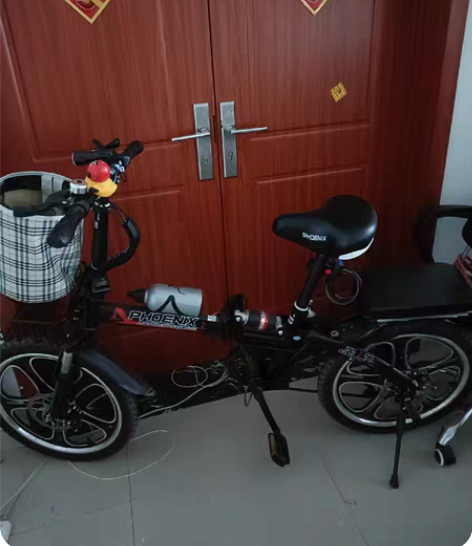凤凰折叠变速自行车，20寸双碟刹双减震，买...