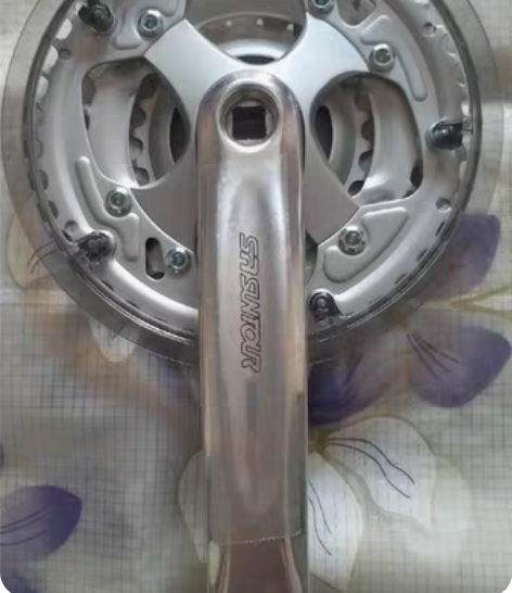 包邮国内生产的一套SUNTOUR三拓曲柄牙...