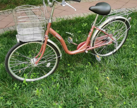 闲置出售新款24寸自行车买菜带娃女士三档变...