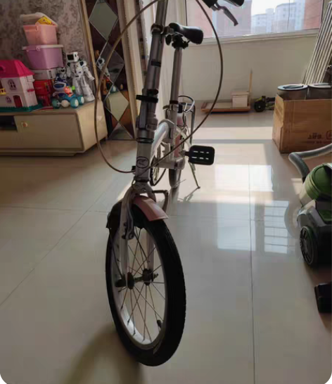 富士达折叠直行车，没咋用，一直在家闲置 感...