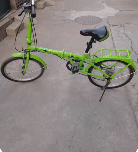品牌折叠自行车7速24寸,功能正常,实图拍...
