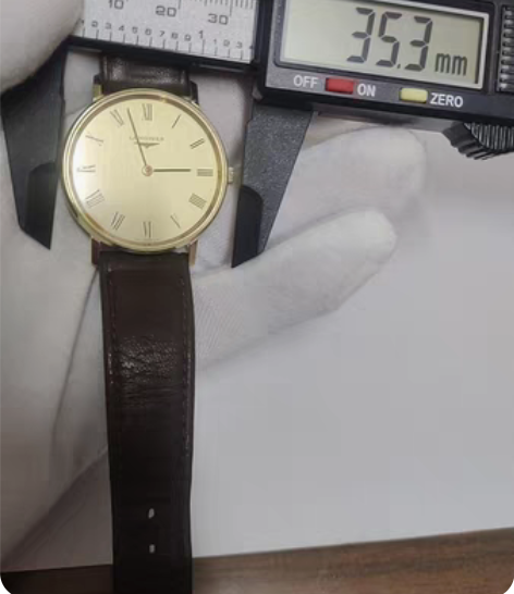 瑞士产原装浪琴机械男表，两针简洁款，手表整...