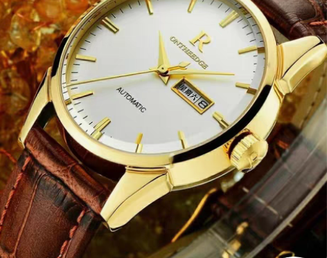 转卖正品超薄防水商务真皮带石英女表男士腕表...