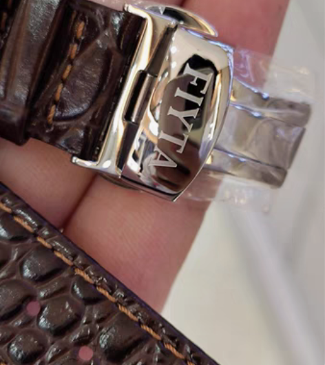 包邮飞亚达摄影师系列表带 深棕色 黑色 尺...