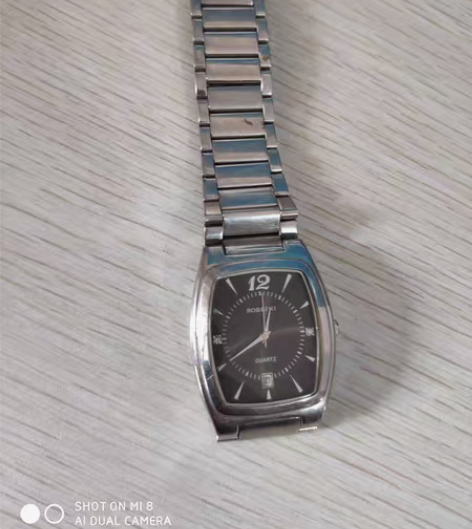 老款男士罗西尼石英手表 本地百货大楼购买，...