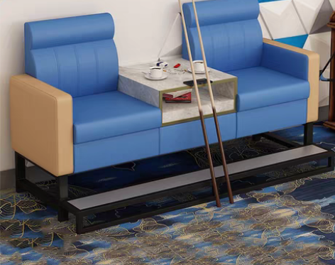 台球室观球椅子比赛专用卡座沙发茶几高端台球...