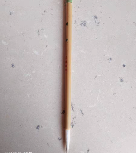 羊毫，买的时候说是纯羊。 善琏金山湖笔厂出...