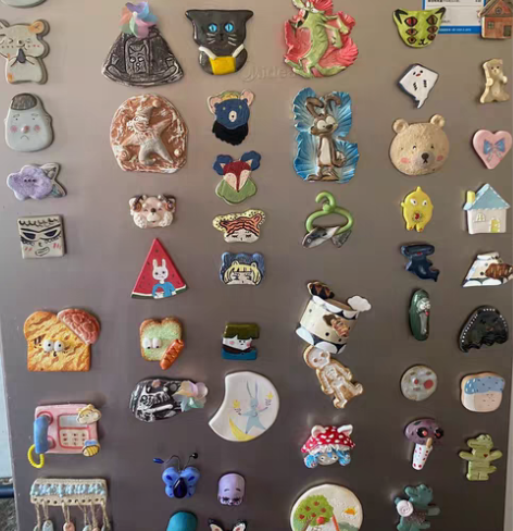 包邮陶瓷冰箱贴 购于陶溪川/乐天集市 异空...