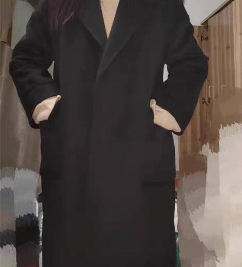 转卖重磅专柜货！高档金标加厚羊毛大衣女20...