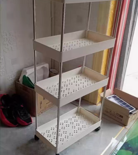 包邮【全新】4层万向轮置物架19元全新包邮...