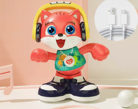 汇乐跳舞猫会叫会唱歌仿真猫咪玩具猫猫爬行玩具