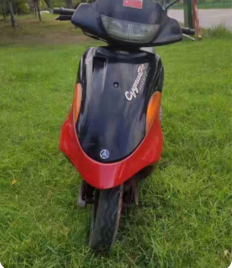 个人有一部雅马哈飞致150摩托车闲置在家。...