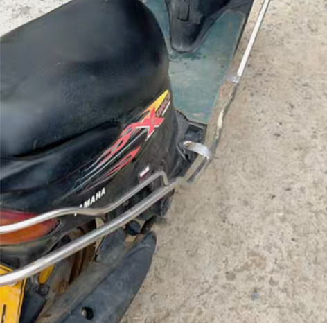 雅马哈踏板摩托车八成新,没怎么骑 感兴趣的...