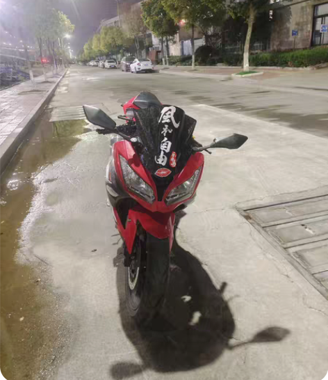 小忍者双缸350大跑车，鲨鱼版画，改装分离...