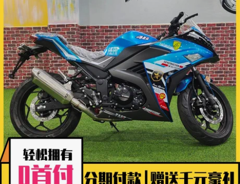 转卖小忍者摩托车地平线S款跑车200cc双...