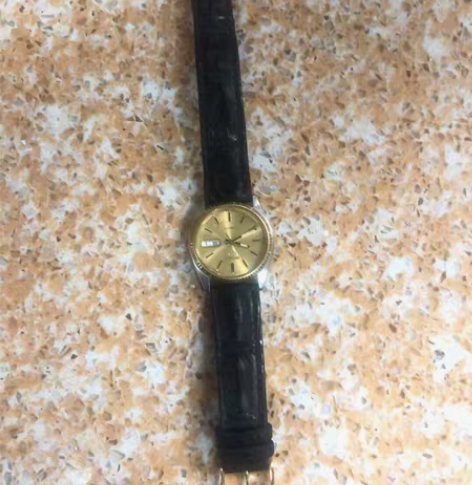 精工，真皮鳄骨表带，看好拍售出一律不退 感...