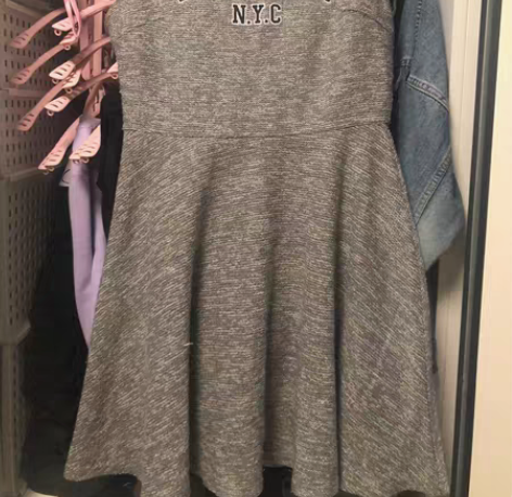 【10不包邮】坎袖学生裙。穿过一些日子，这...