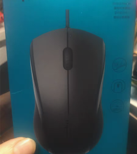 雷柏N1200有线静音鼠标办公家用USB鼠...