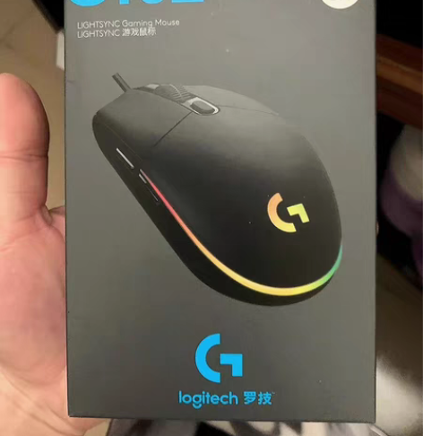 罗技G102二代有线游戏鼠标RGB笔记本电...