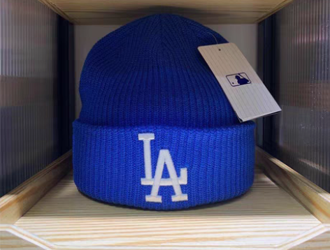 包邮MLB毛线帽2021秋冬新款刺绣NY针...