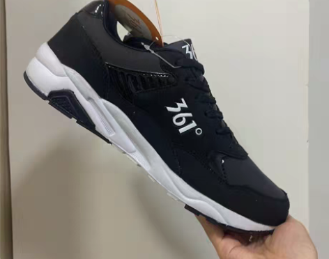 包邮正品361运动鞋男鞋秋冬季跑鞋皮面保暖...