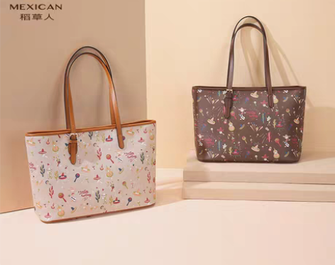 转卖稻草人女包2021新款潮流时尚女士包包...