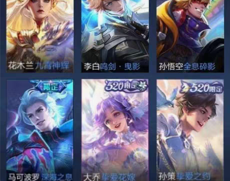 满五级铭文皮肤308  主收集刺客法师战士...