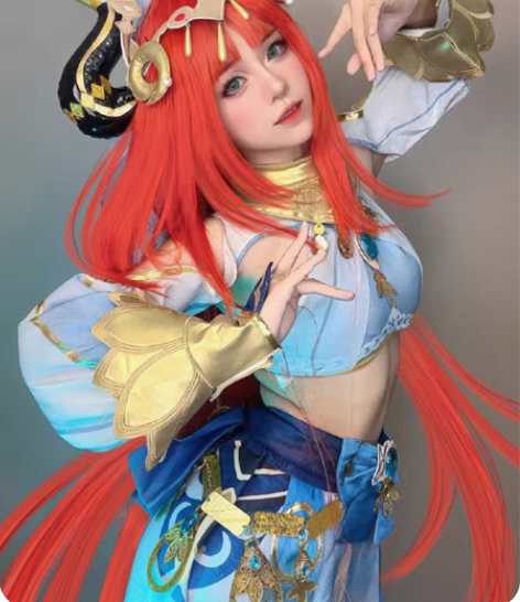 包邮原神游戏cos服妮露cosplay西域...