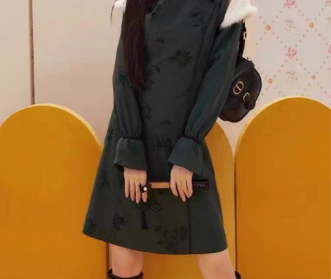 【十三余 小豆蔻儿】[花美人] 立领绣花绑...