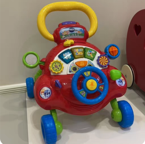 VTech伟易达宝宝学步车手推车二合一防侧...