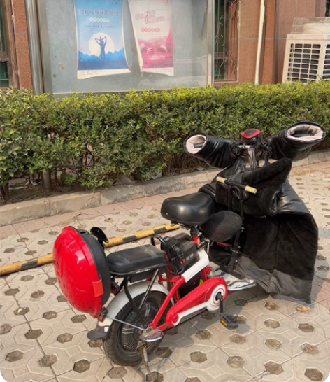 雅迪电动车，没上过牌，夏天能骑40里，冬天...