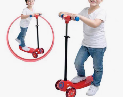 澳贝 儿童滑板车三轮滑板车玩具车 如图实拍...