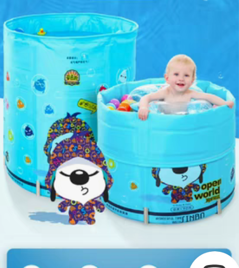 转卖婴儿游泳池70*80，闲置没用，且孩子...