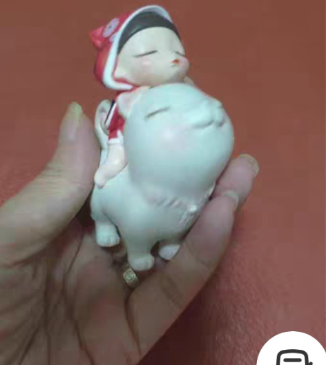 包邮散货裸娃清仓微瑕白夜童话新年款猫将军绝...