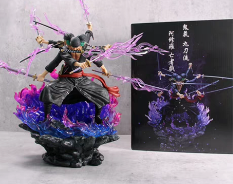 鬼岛三头六臂阿修罗九刀流索隆海贼王GK超大...