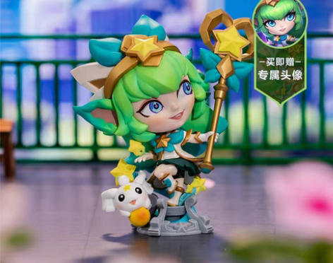 转卖英雄联盟LOL星之守护者璐璐手办玩偶摆...