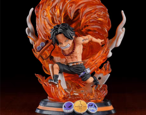 包邮海贼王 GK 炎帝火拳艾斯 火球特效场...