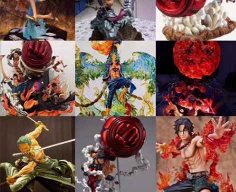 工厂实拍，99.9元海贼王大型手办保底20...