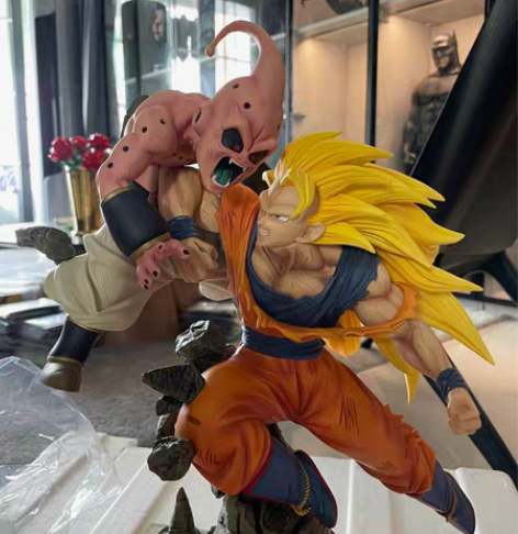 ryu正版授权龙珠雕像 悟空vs布欧 限量...