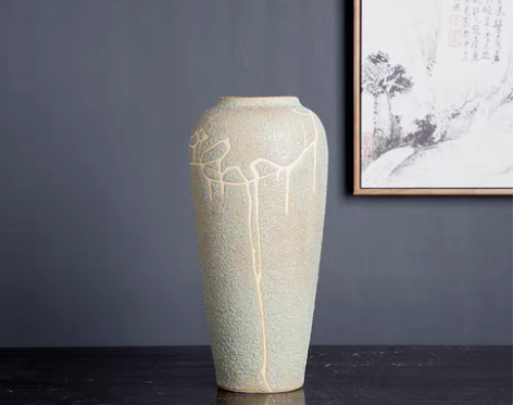 转卖低价转卖个人闲置陶瓷花瓶一个。高32,...