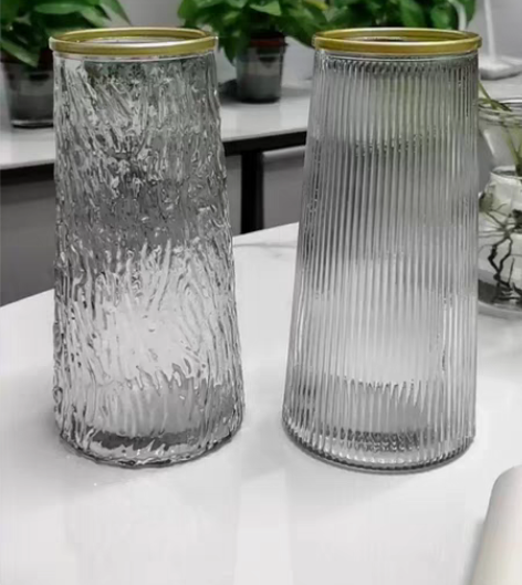 包邮【2个13.8】花瓶玻璃透明花瓶桌面欧...
