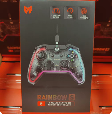 包邮全新未拆封墨将彩虹s 有线PC电脑游戏...