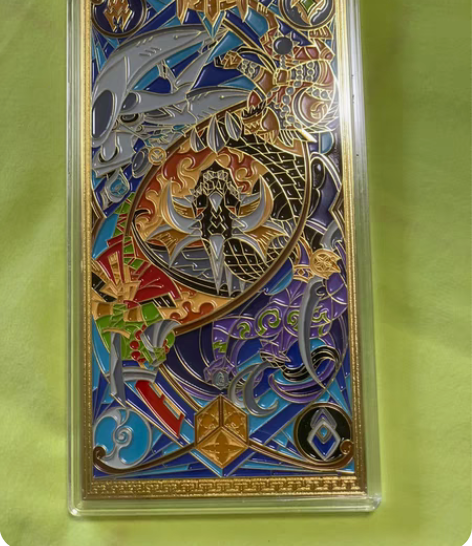 包邮暴雪纪念金砖 全新不带盒子（法郎彩镀金...