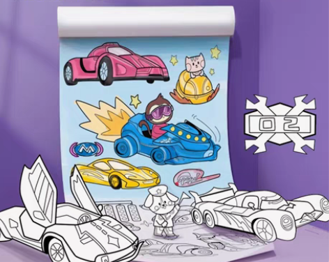 【新品】美乐童年涂色绘本画本儿童幼儿园描红...