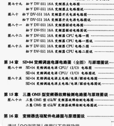 包邮变频器电路原理图说明，学习，教学资料，...