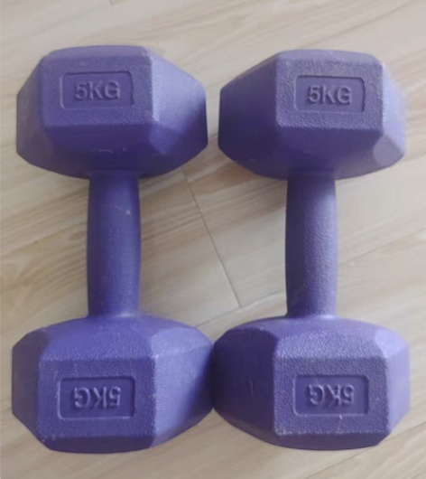 包邮哑铃5kg×2 包邮 自提可优惠 因哑...