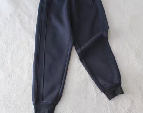 转卖2021新款休闲裤运动棉布九分裤加厚高...