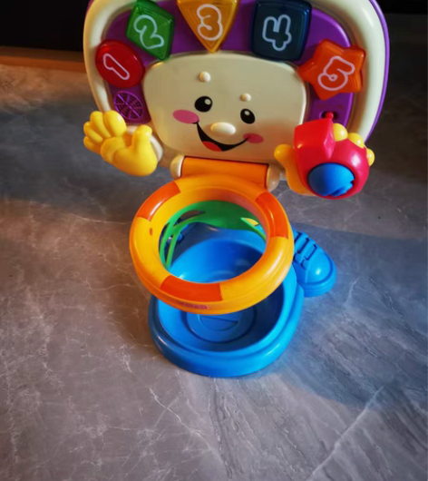 费雪可调节高低电动投球玩具 感兴趣的话点“...